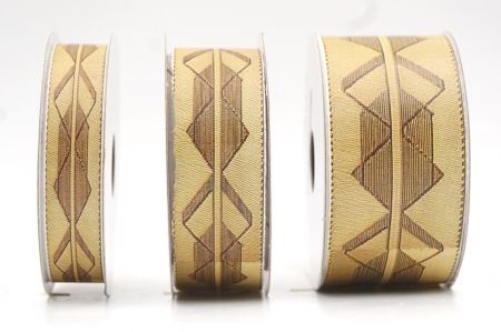 Rustikal Tribal Geometrisch Jacquardband_AI-KN